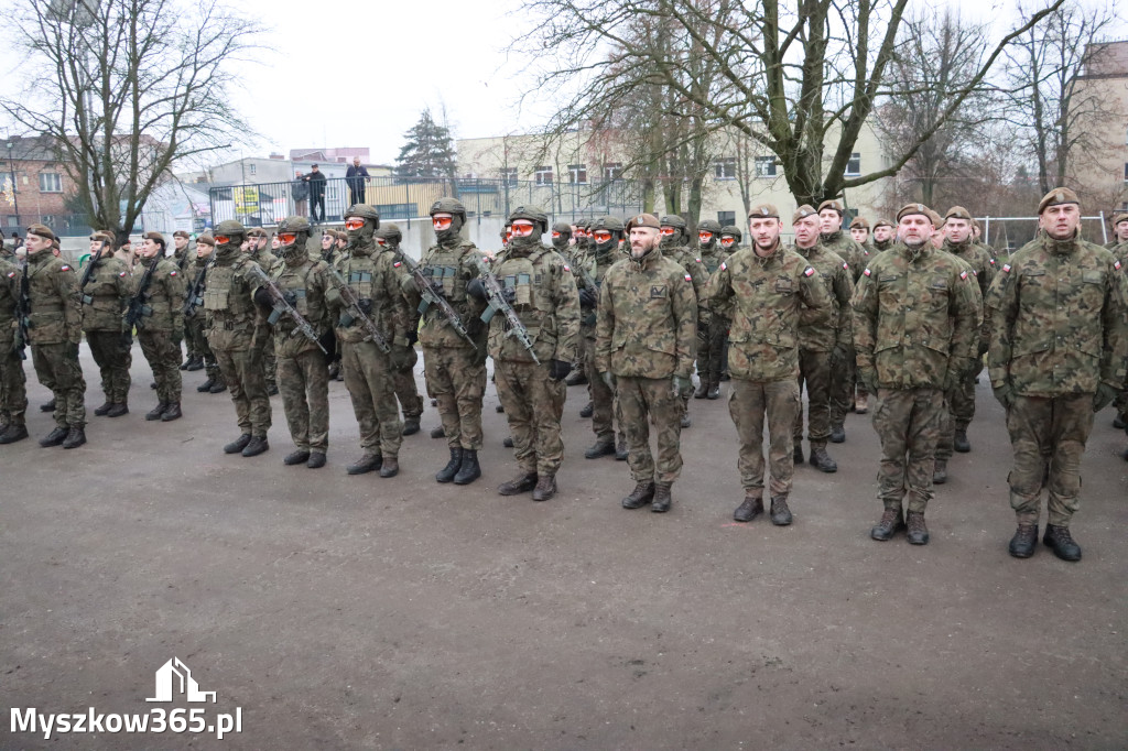 Fotorelacja: Defilada 13. Śląskiej Brygady Obrony Terytorialnej w Myszkowie