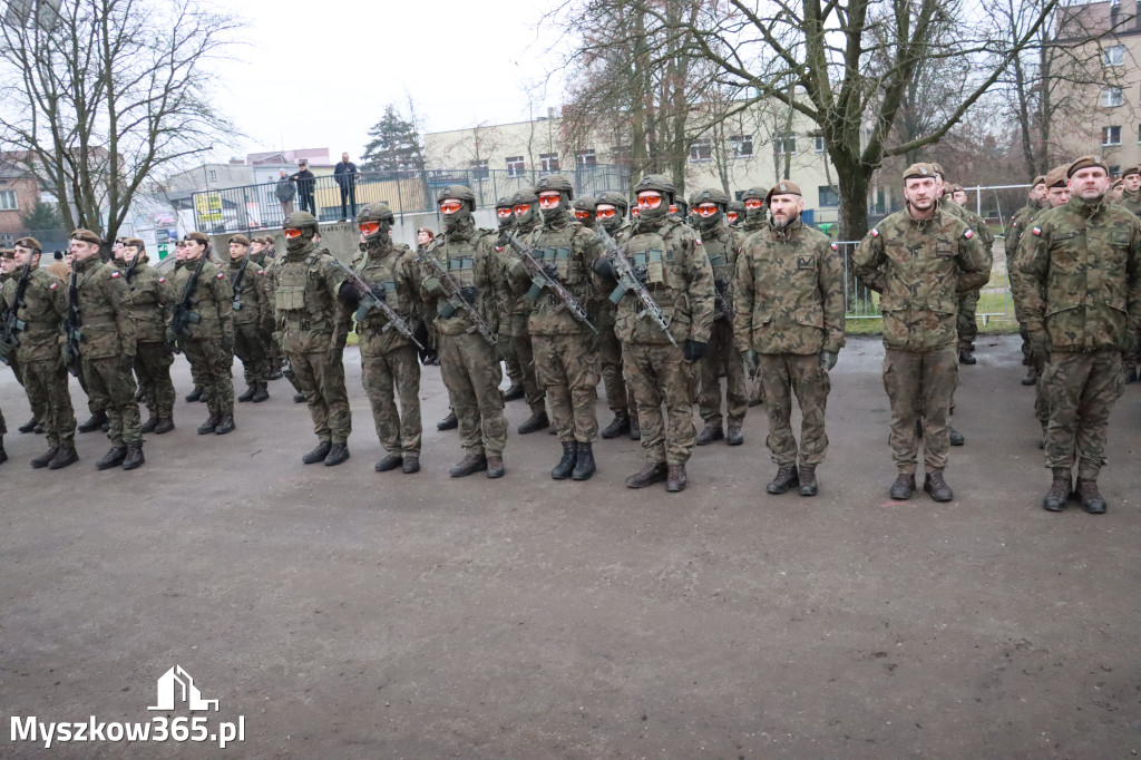 Fotorelacja: Defilada 13. Śląskiej Brygady Obrony Terytorialnej w Myszkowie