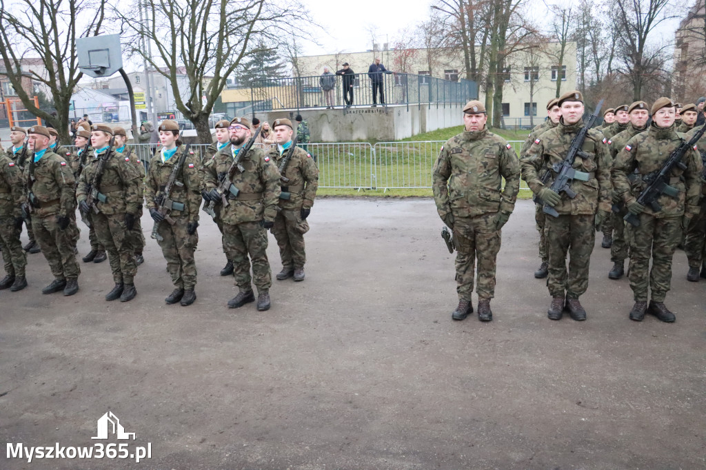 Fotorelacja: Defilada 13. Śląskiej Brygady Obrony Terytorialnej w Myszkowie
