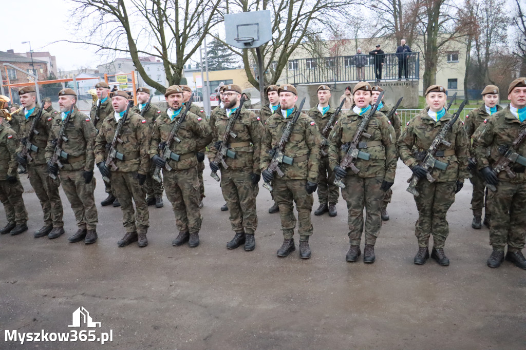 Fotorelacja: Defilada 13. Śląskiej Brygady Obrony Terytorialnej w Myszkowie