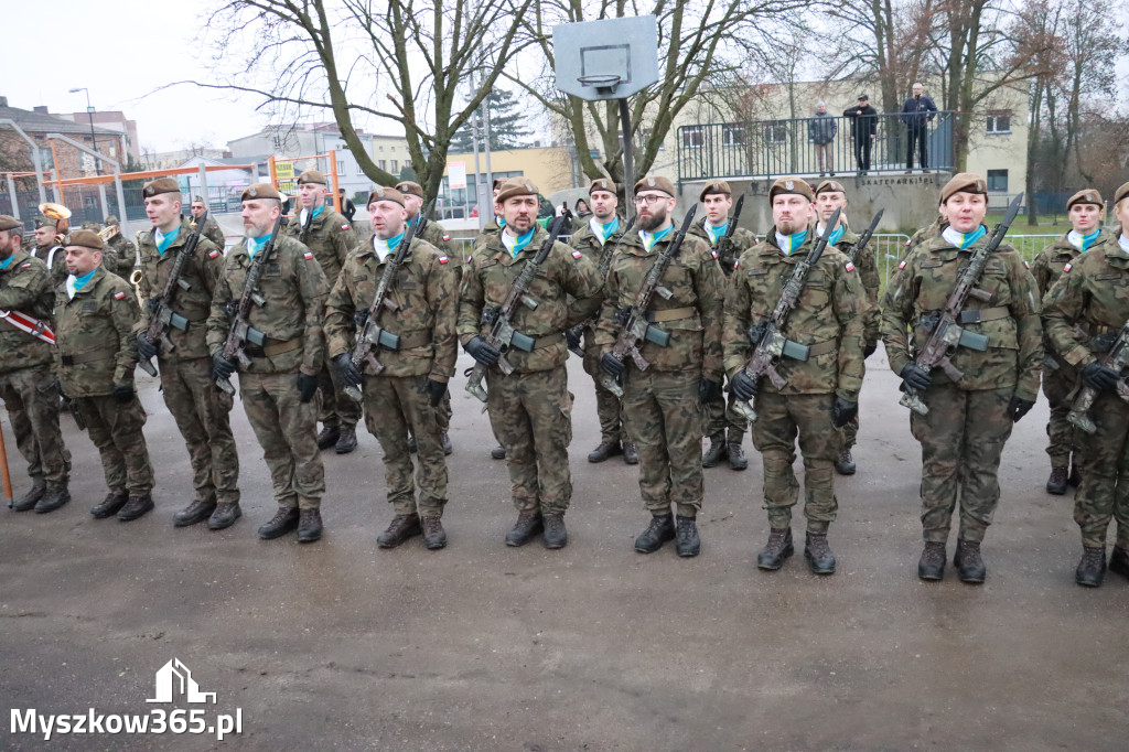 Fotorelacja: Defilada 13. Śląskiej Brygady Obrony Terytorialnej w Myszkowie