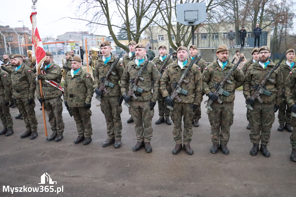 Fotorelacja: Defilada 13. Śląskiej Brygady Obrony Terytorialnej w Myszkowie