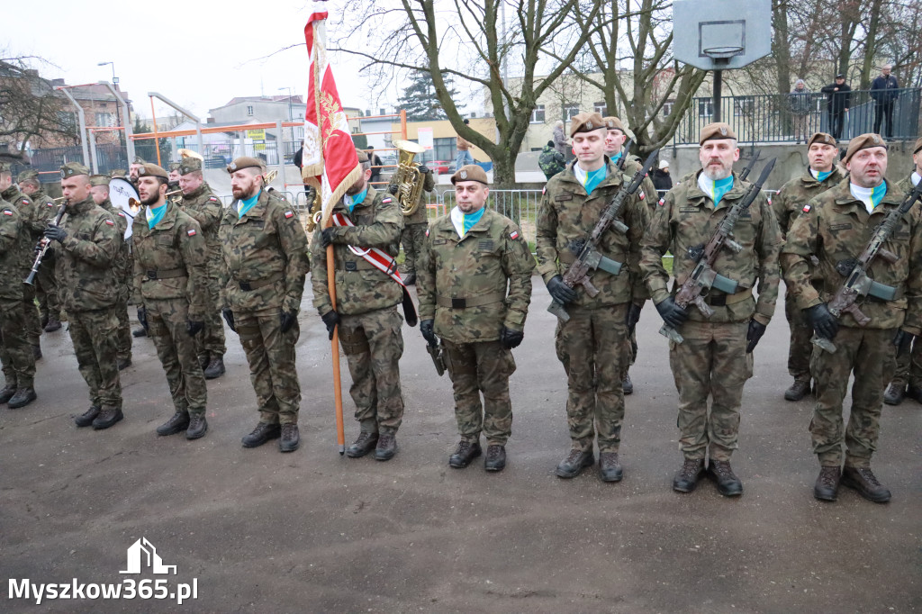 Fotorelacja: Defilada 13. Śląskiej Brygady Obrony Terytorialnej w Myszkowie