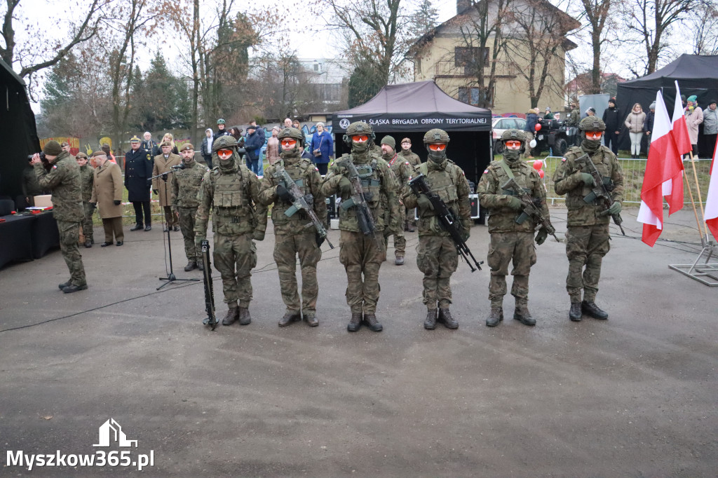 Fotorelacja: Defilada 13. Śląskiej Brygady Obrony Terytorialnej w Myszkowie