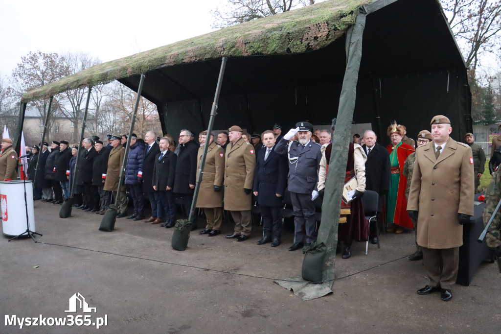 Fotorelacja: Defilada 13. Śląskiej Brygady Obrony Terytorialnej w Myszkowie