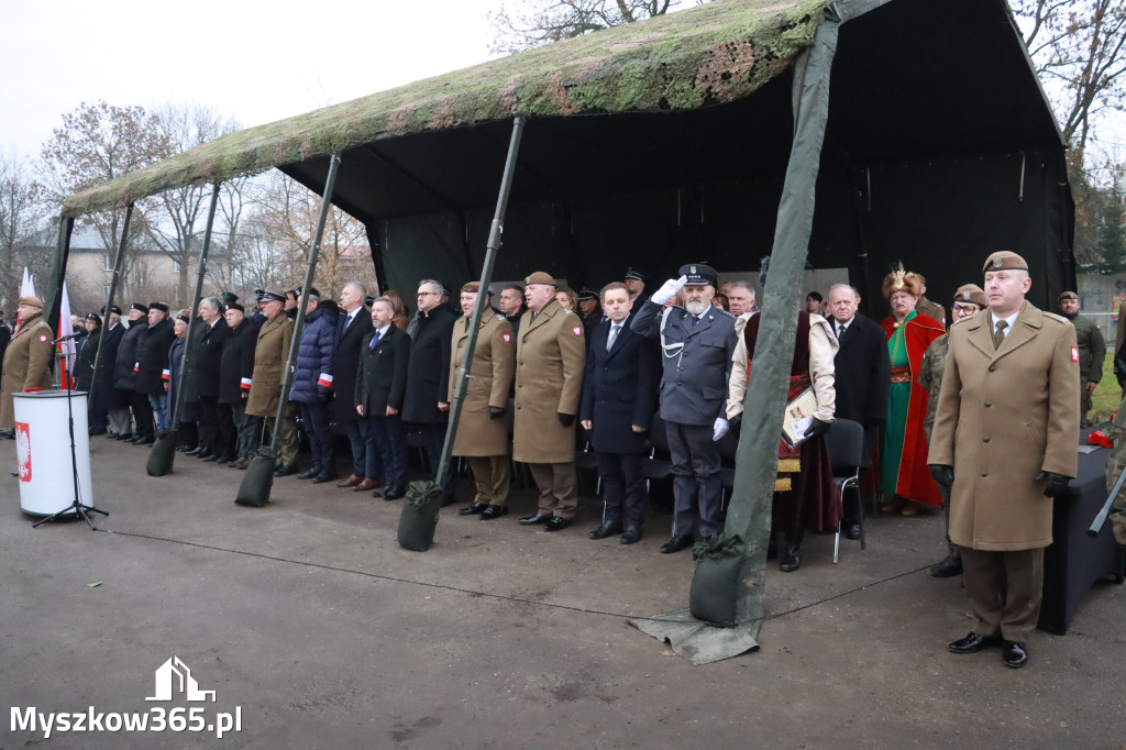 Fotorelacja: Defilada 13. Śląskiej Brygady Obrony Terytorialnej w Myszkowie
