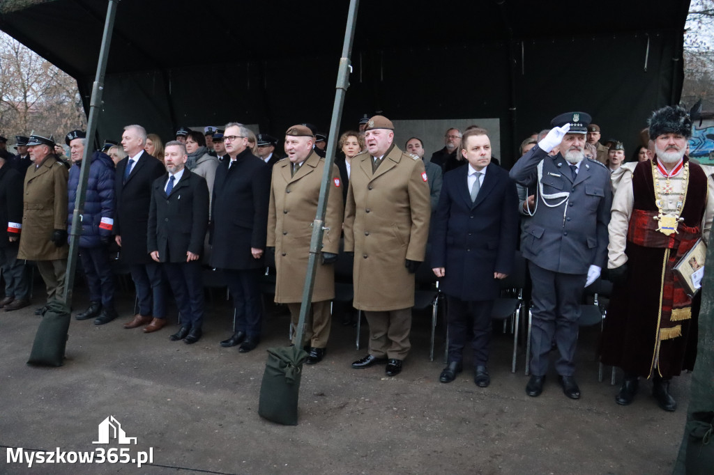 Fotorelacja: Defilada 13. Śląskiej Brygady Obrony Terytorialnej w Myszkowie