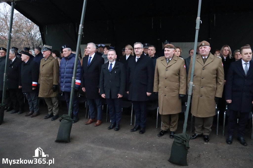 Fotorelacja: Defilada 13. Śląskiej Brygady Obrony Terytorialnej w Myszkowie