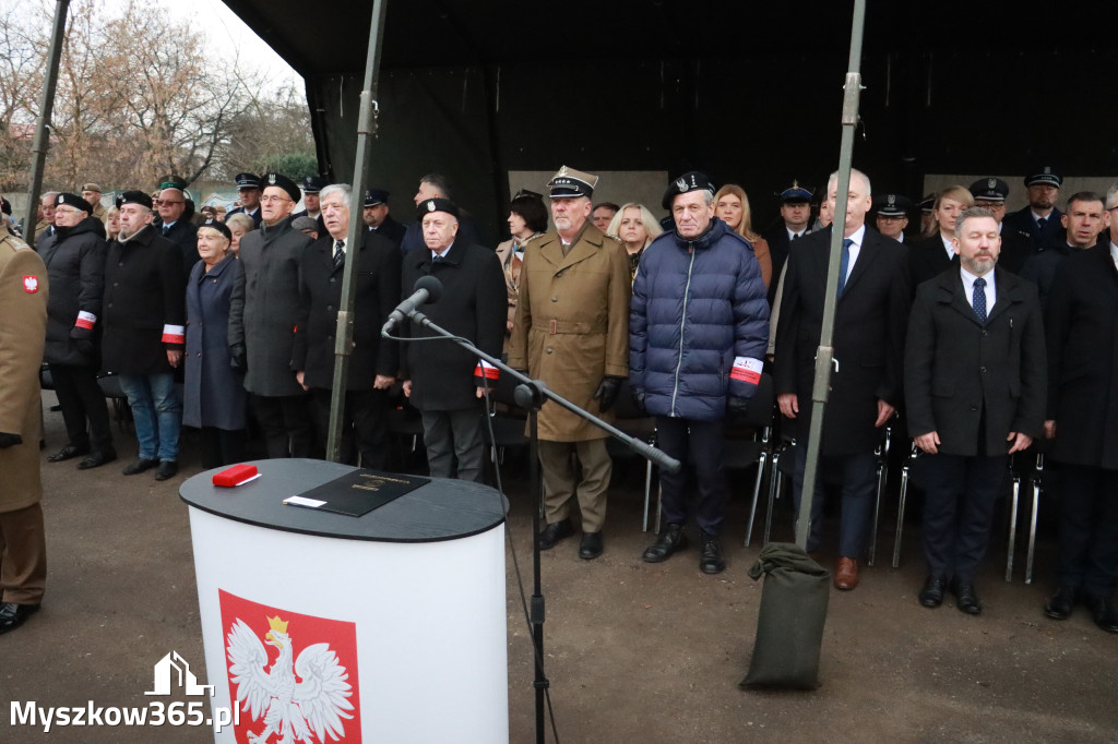 Fotorelacja: Defilada 13. Śląskiej Brygady Obrony Terytorialnej w Myszkowie