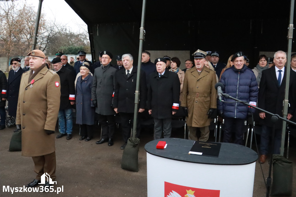Fotorelacja: Defilada 13. Śląskiej Brygady Obrony Terytorialnej w Myszkowie