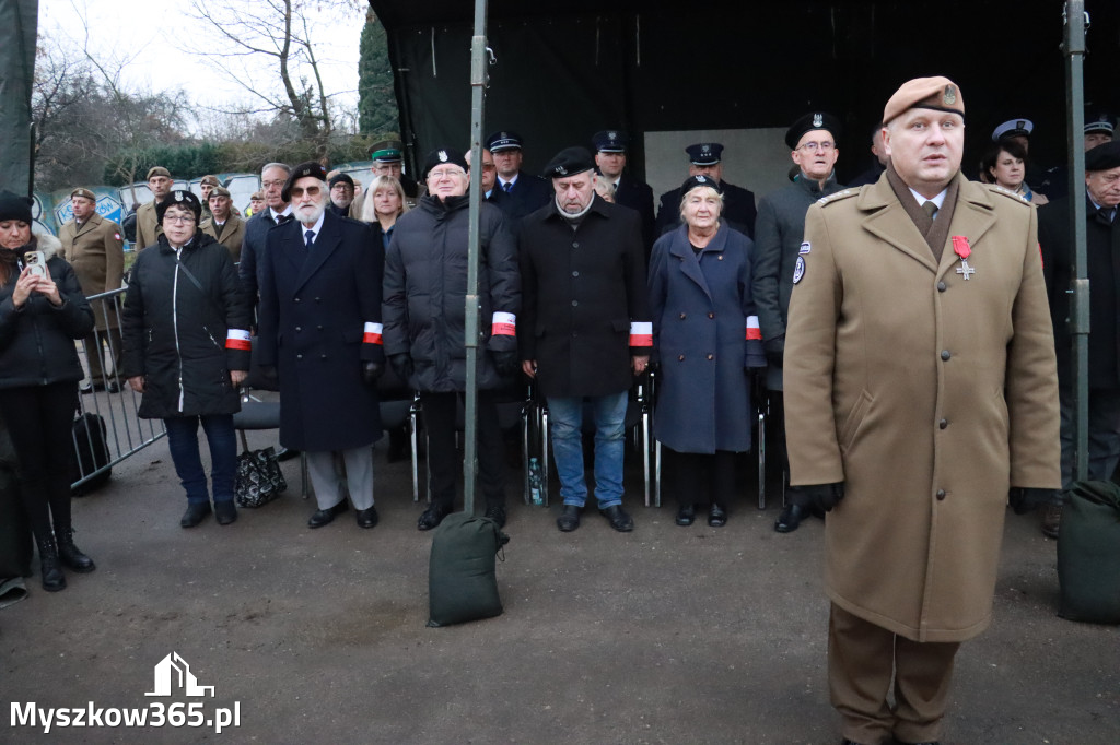 Fotorelacja: Defilada 13. Śląskiej Brygady Obrony Terytorialnej w Myszkowie