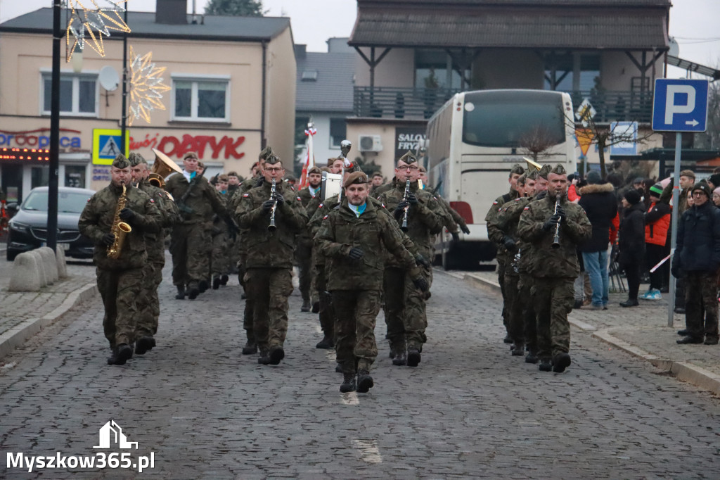 Fotorelacja: Defilada 13. Śląskiej Brygady Obrony Terytorialnej w Myszkowie