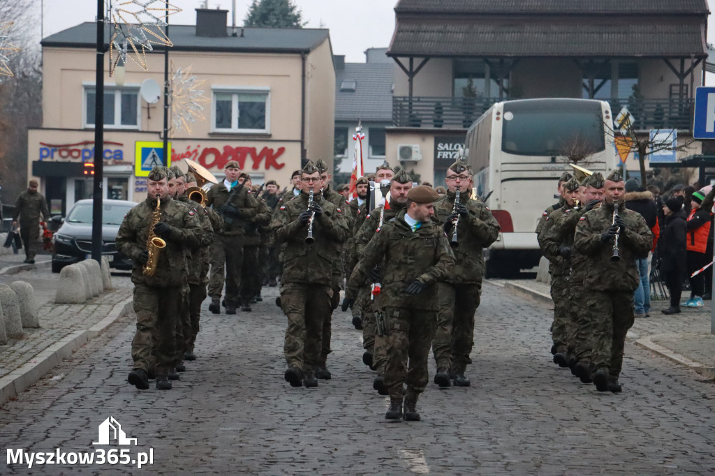 Fotorelacja: Defilada 13. Śląskiej Brygady Obrony Terytorialnej w Myszkowie