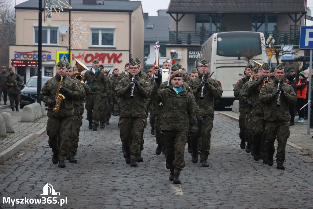 Fotorelacja: Defilada 13. Śląskiej Brygady Obrony Terytorialnej w Myszkowie