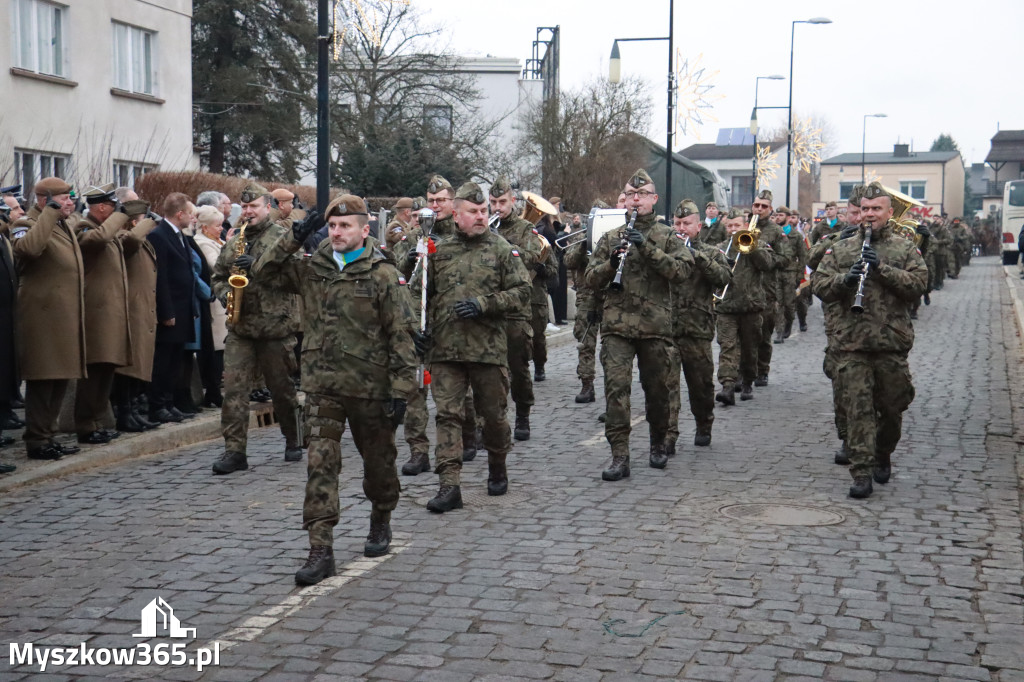 Fotorelacja: Defilada 13. Śląskiej Brygady Obrony Terytorialnej w Myszkowie