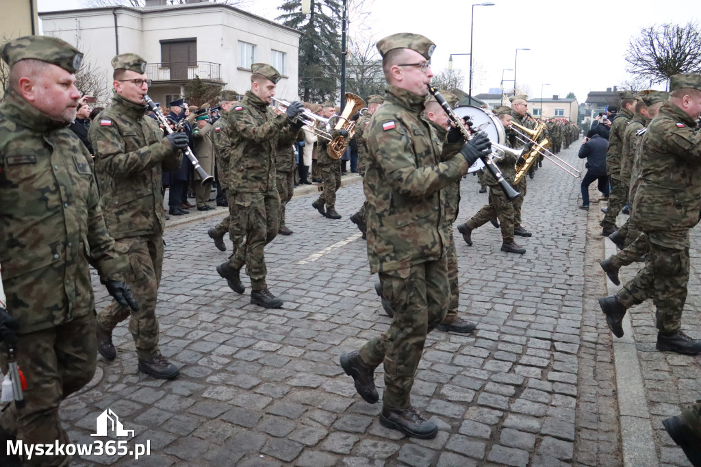 Fotorelacja: Defilada 13. Śląskiej Brygady Obrony Terytorialnej w Myszkowie