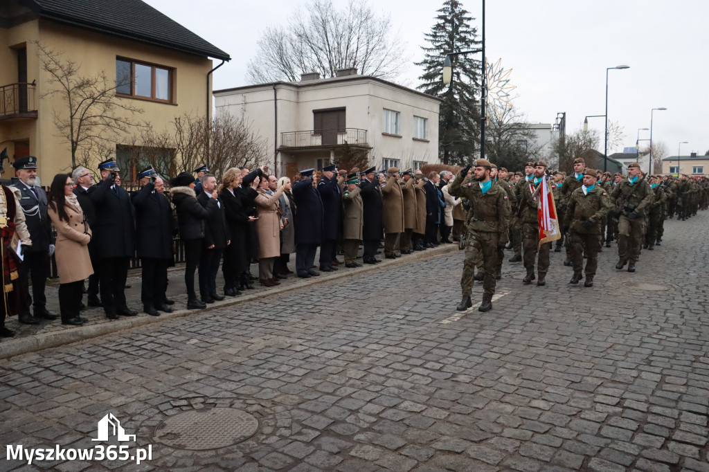 Fotorelacja: Defilada 13. Śląskiej Brygady Obrony Terytorialnej w Myszkowie