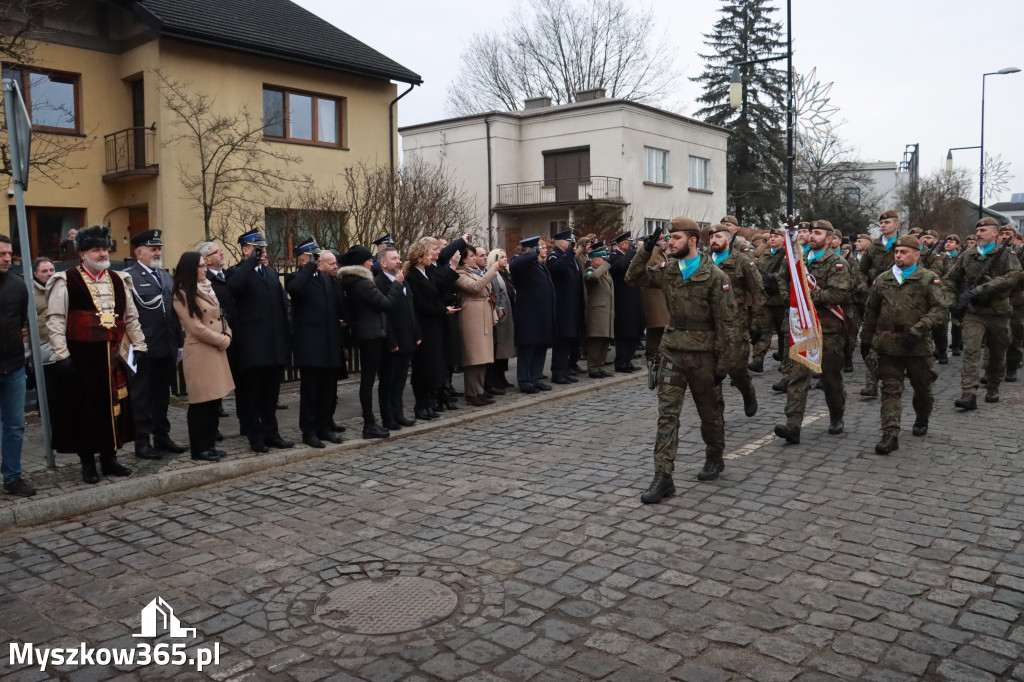 Fotorelacja: Defilada 13. Śląskiej Brygady Obrony Terytorialnej w Myszkowie