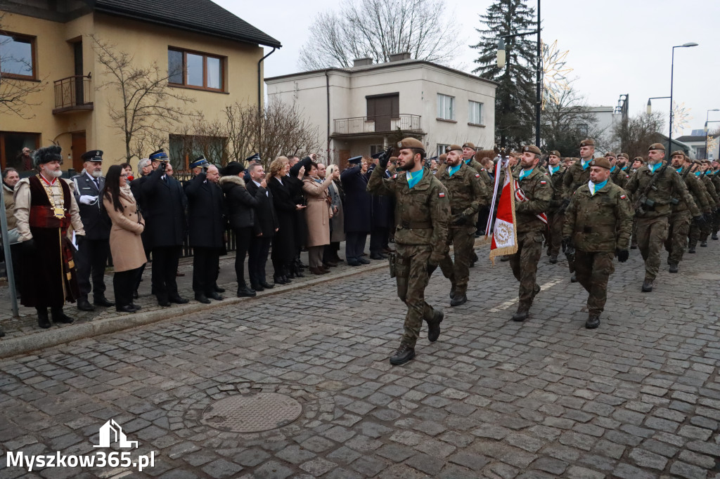 Fotorelacja: Defilada 13. Śląskiej Brygady Obrony Terytorialnej w Myszkowie