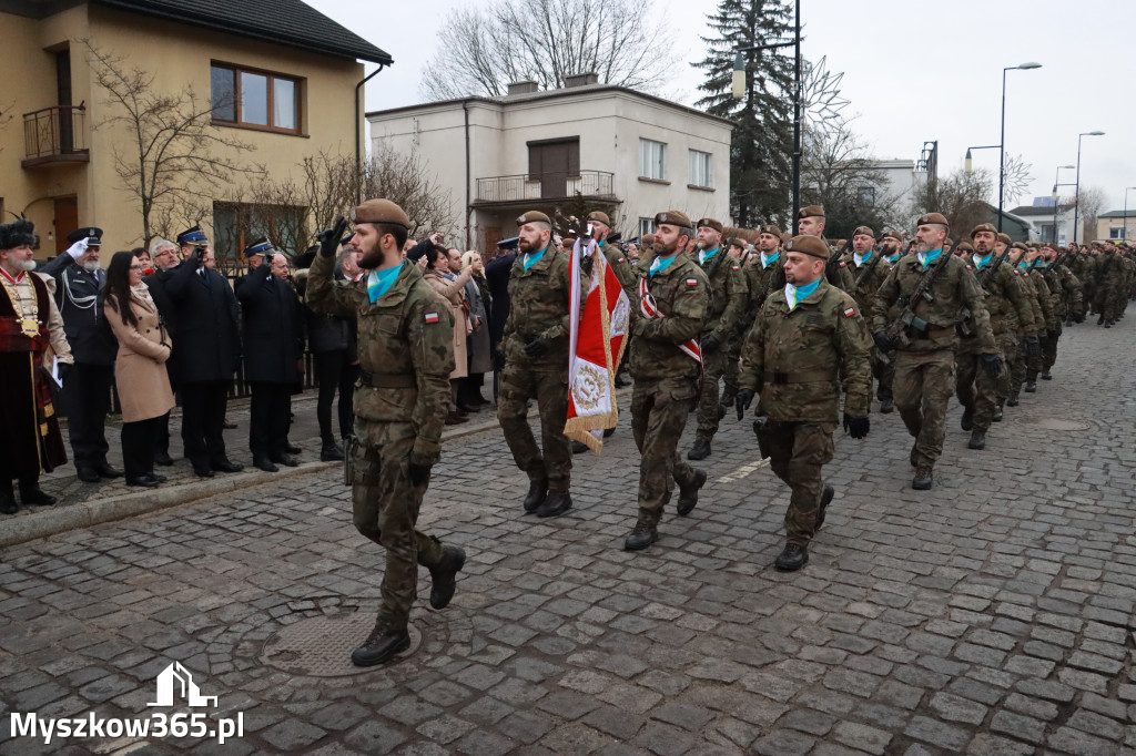 Fotorelacja: Defilada 13. Śląskiej Brygady Obrony Terytorialnej w Myszkowie