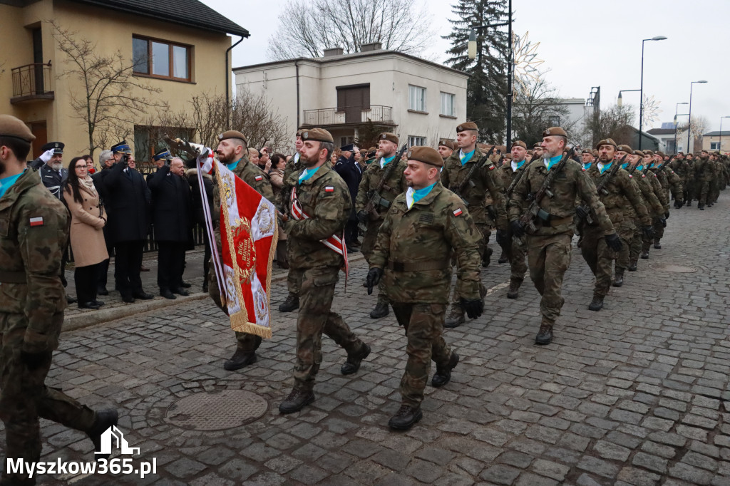 Fotorelacja: Defilada 13. Śląskiej Brygady Obrony Terytorialnej w Myszkowie