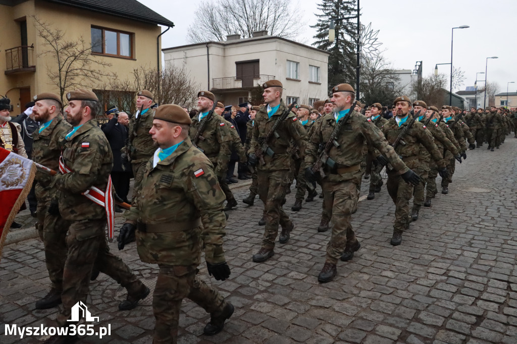 Fotorelacja: Defilada 13. Śląskiej Brygady Obrony Terytorialnej w Myszkowie