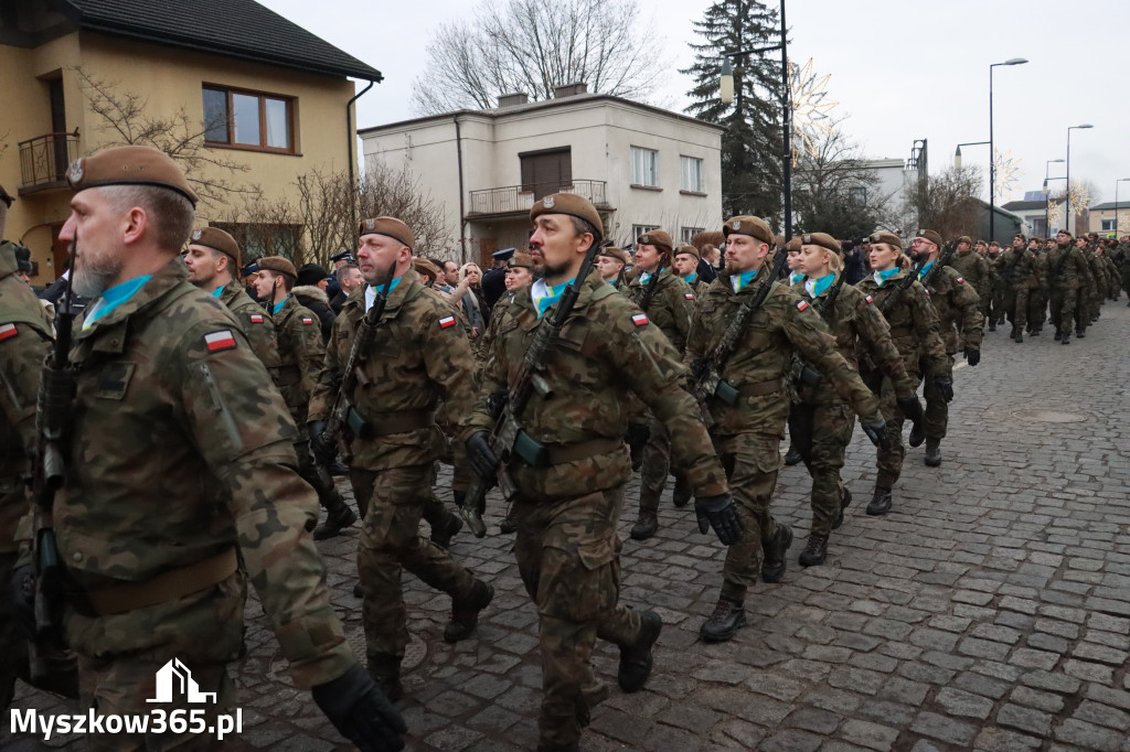 Fotorelacja: Defilada 13. Śląskiej Brygady Obrony Terytorialnej w Myszkowie
