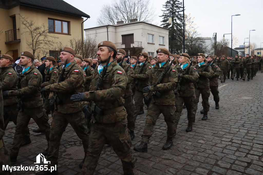 Fotorelacja: Defilada 13. Śląskiej Brygady Obrony Terytorialnej w Myszkowie