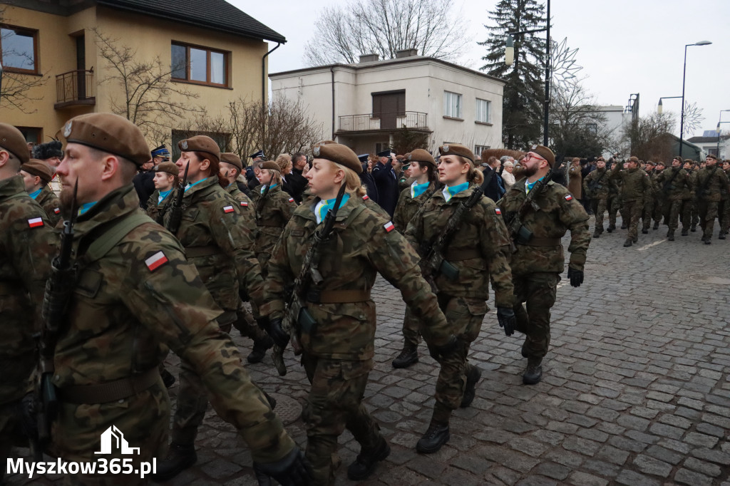 Fotorelacja: Defilada 13. Śląskiej Brygady Obrony Terytorialnej w Myszkowie