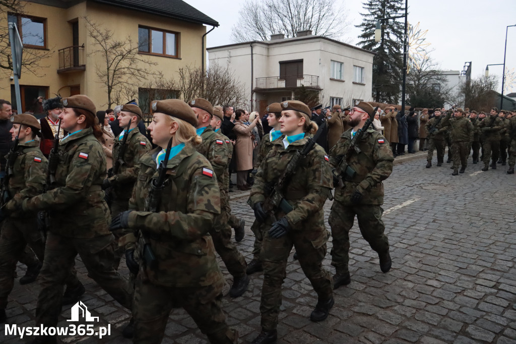 Fotorelacja: Defilada 13. Śląskiej Brygady Obrony Terytorialnej w Myszkowie