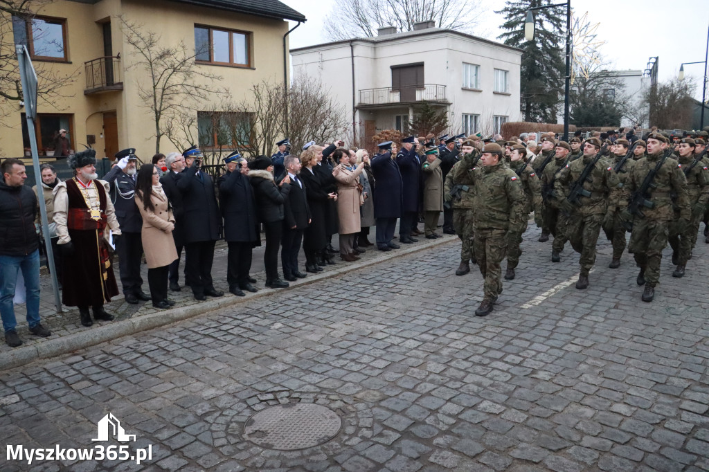Fotorelacja: Defilada 13. Śląskiej Brygady Obrony Terytorialnej w Myszkowie