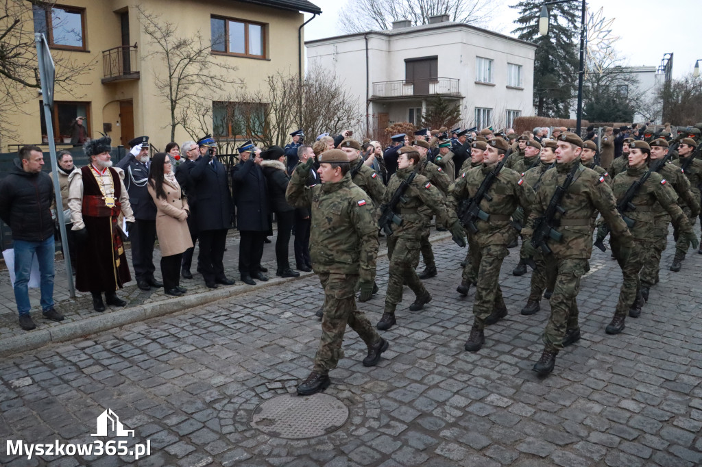 Fotorelacja: Defilada 13. Śląskiej Brygady Obrony Terytorialnej w Myszkowie