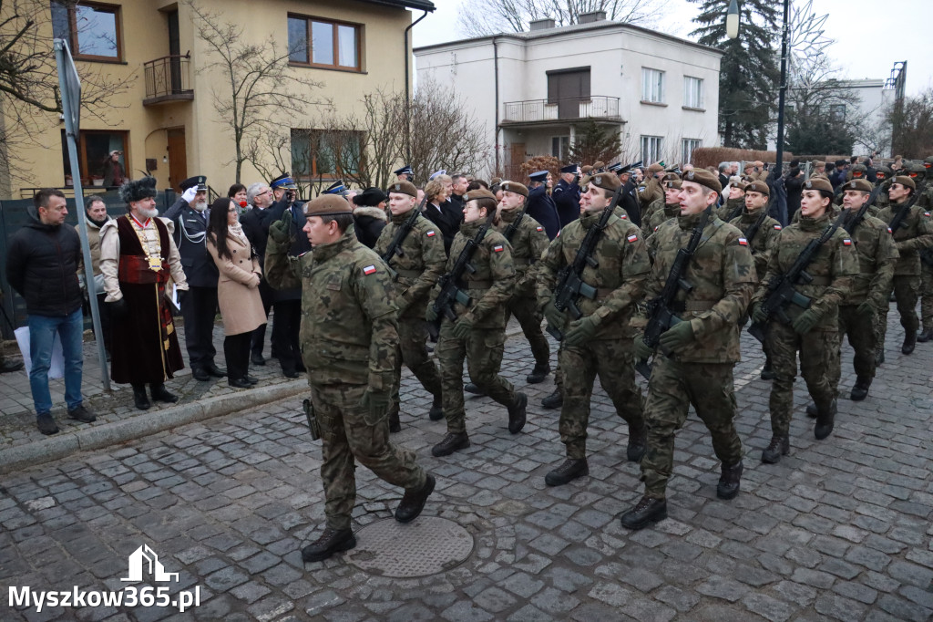 Fotorelacja: Defilada 13. Śląskiej Brygady Obrony Terytorialnej w Myszkowie