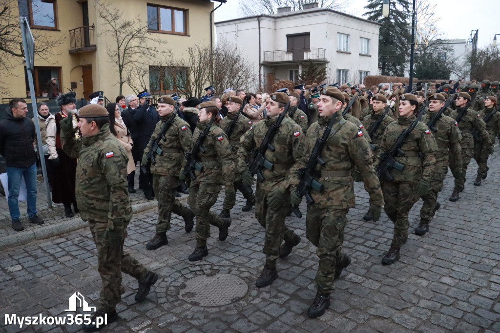 Fotorelacja: Defilada 13. Śląskiej Brygady Obrony Terytorialnej w Myszkowie