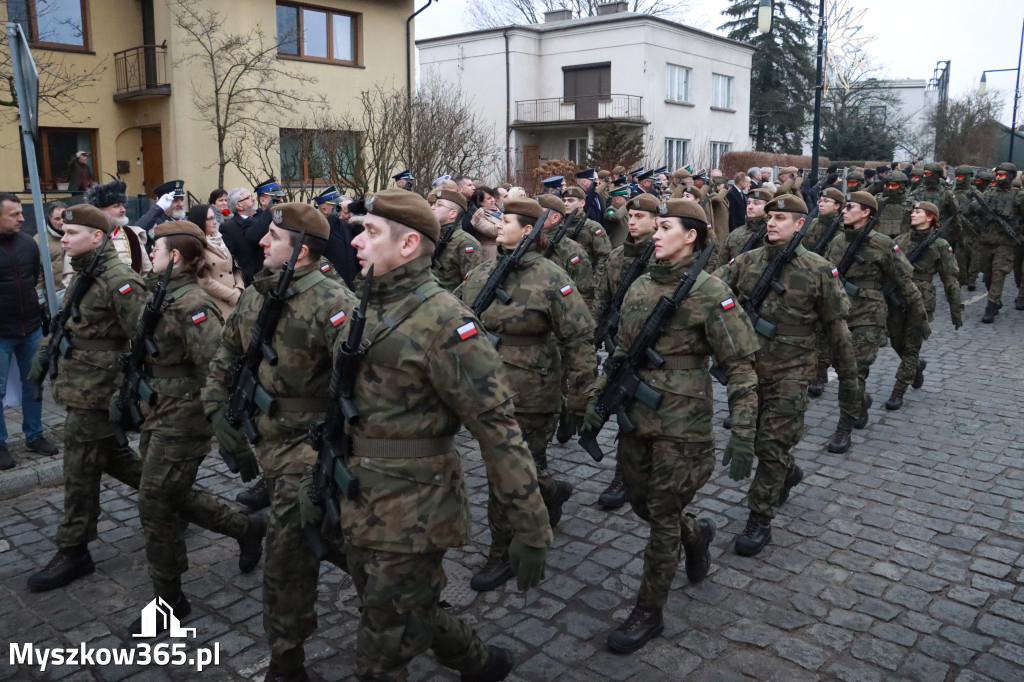 Fotorelacja: Defilada 13. Śląskiej Brygady Obrony Terytorialnej w Myszkowie