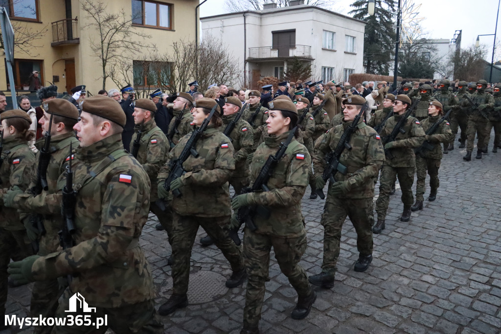 Fotorelacja: Defilada 13. Śląskiej Brygady Obrony Terytorialnej w Myszkowie