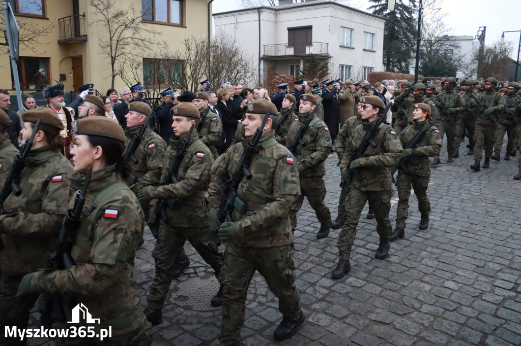 Fotorelacja: Defilada 13. Śląskiej Brygady Obrony Terytorialnej w Myszkowie