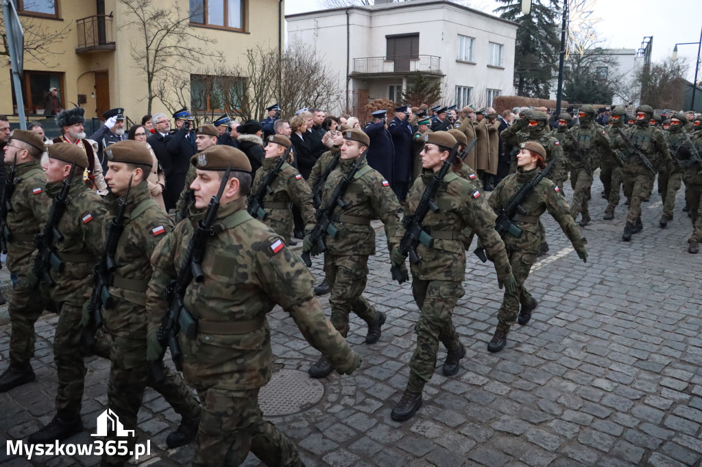 Fotorelacja: Defilada 13. Śląskiej Brygady Obrony Terytorialnej w Myszkowie