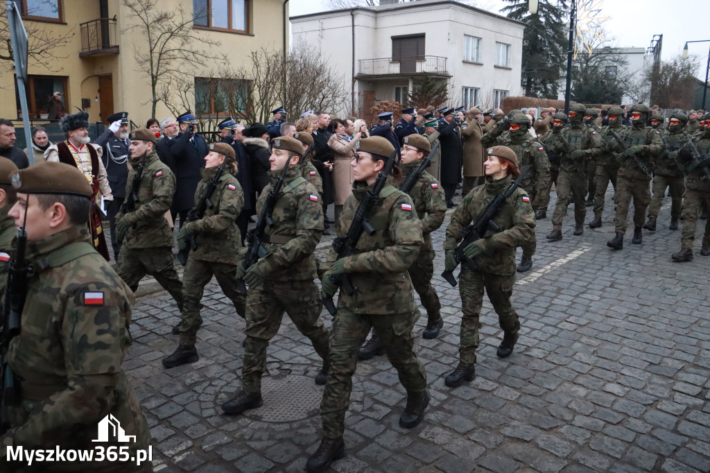 Fotorelacja: Defilada 13. Śląskiej Brygady Obrony Terytorialnej w Myszkowie