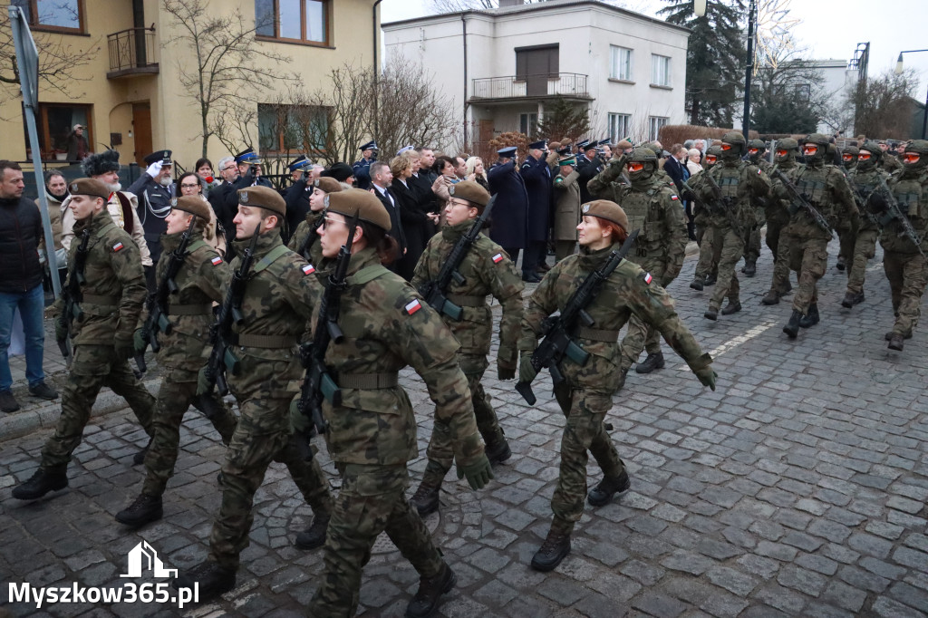 Fotorelacja: Defilada 13. Śląskiej Brygady Obrony Terytorialnej w Myszkowie