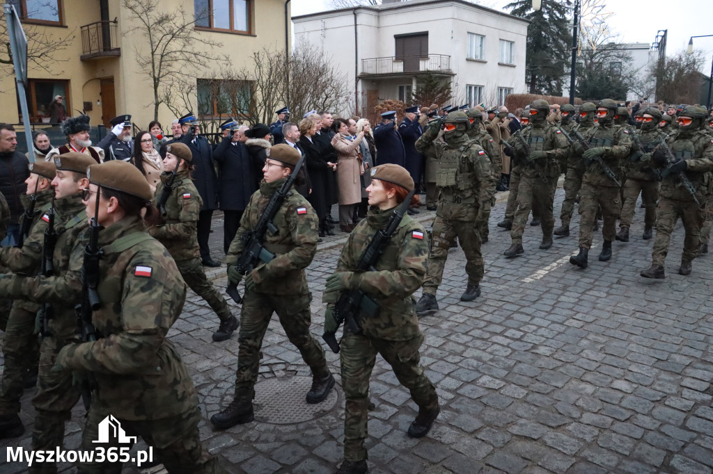 Fotorelacja: Defilada 13. Śląskiej Brygady Obrony Terytorialnej w Myszkowie