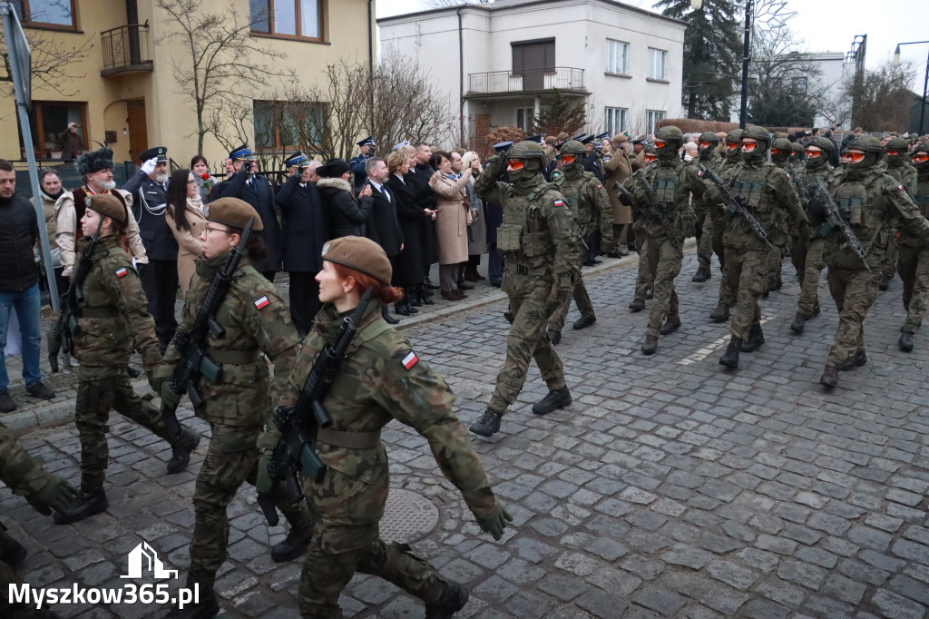 Fotorelacja: Defilada 13. Śląskiej Brygady Obrony Terytorialnej w Myszkowie