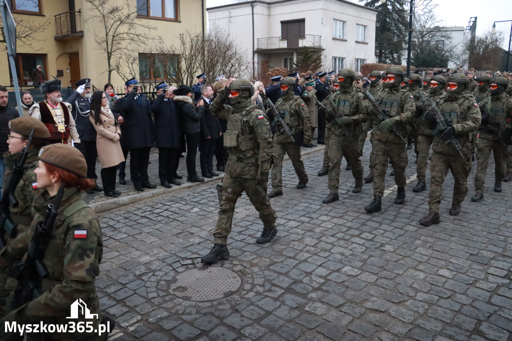 Fotorelacja: Defilada 13. Śląskiej Brygady Obrony Terytorialnej w Myszkowie