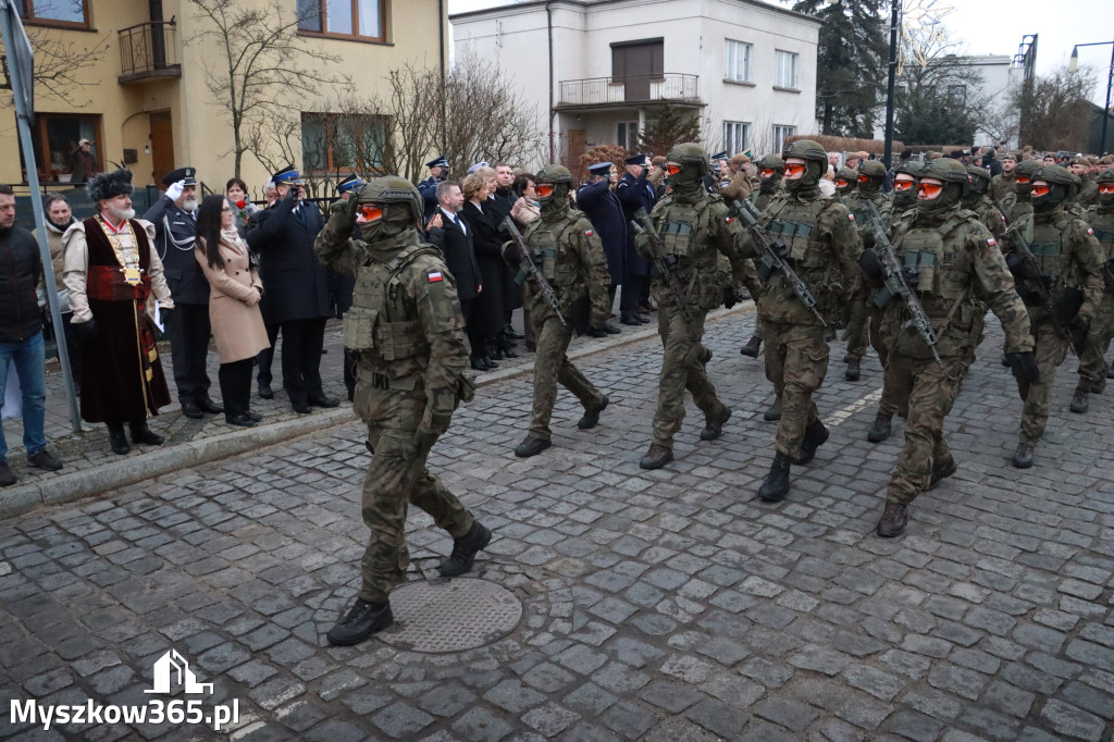 Fotorelacja: Defilada 13. Śląskiej Brygady Obrony Terytorialnej w Myszkowie