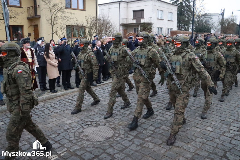 Fotorelacja: Defilada 13. Śląskiej Brygady Obrony Terytorialnej w Myszkowie