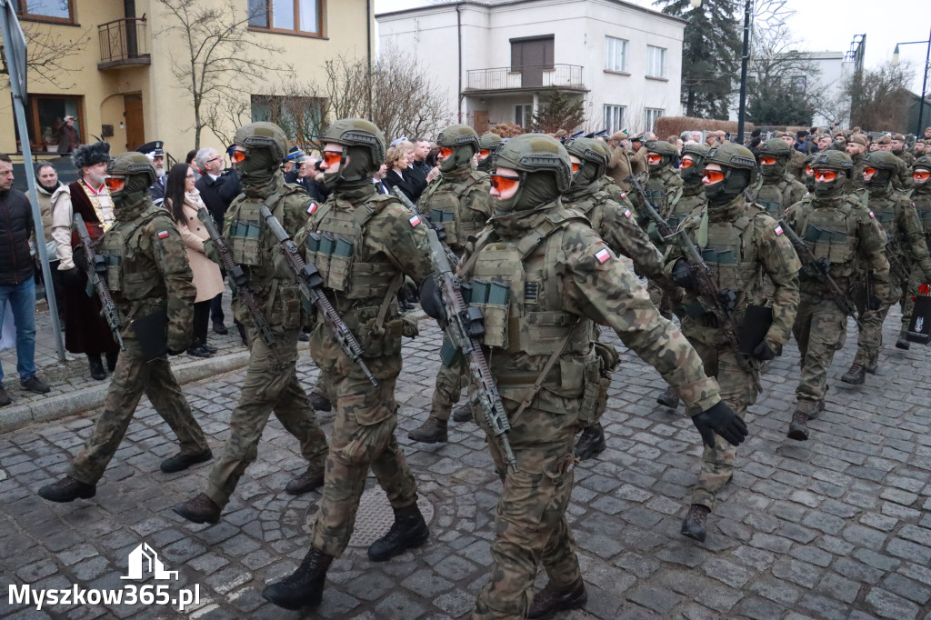 Fotorelacja: Defilada 13. Śląskiej Brygady Obrony Terytorialnej w Myszkowie