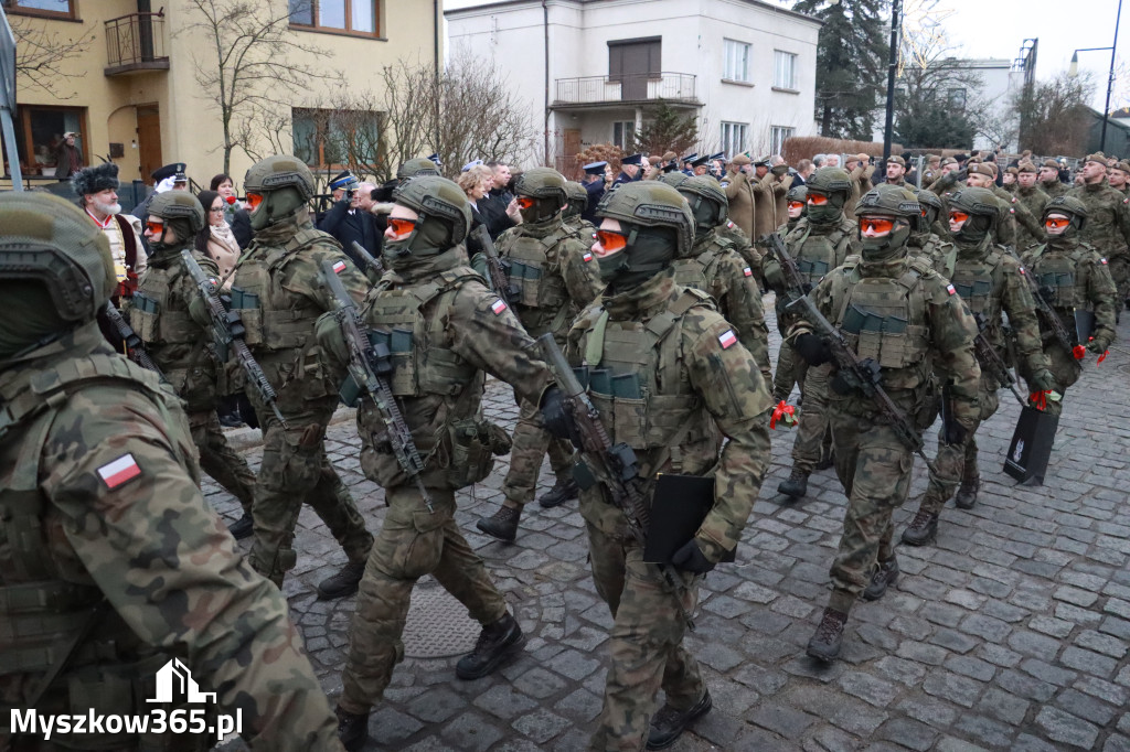 Fotorelacja: Defilada 13. Śląskiej Brygady Obrony Terytorialnej w Myszkowie