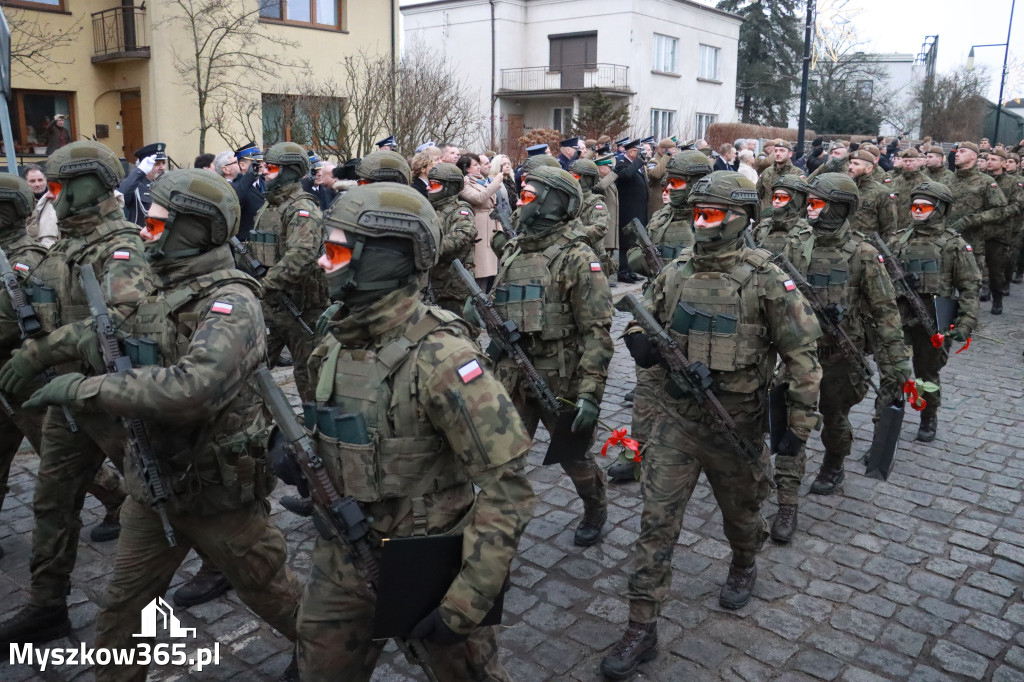 Fotorelacja: Defilada 13. Śląskiej Brygady Obrony Terytorialnej w Myszkowie