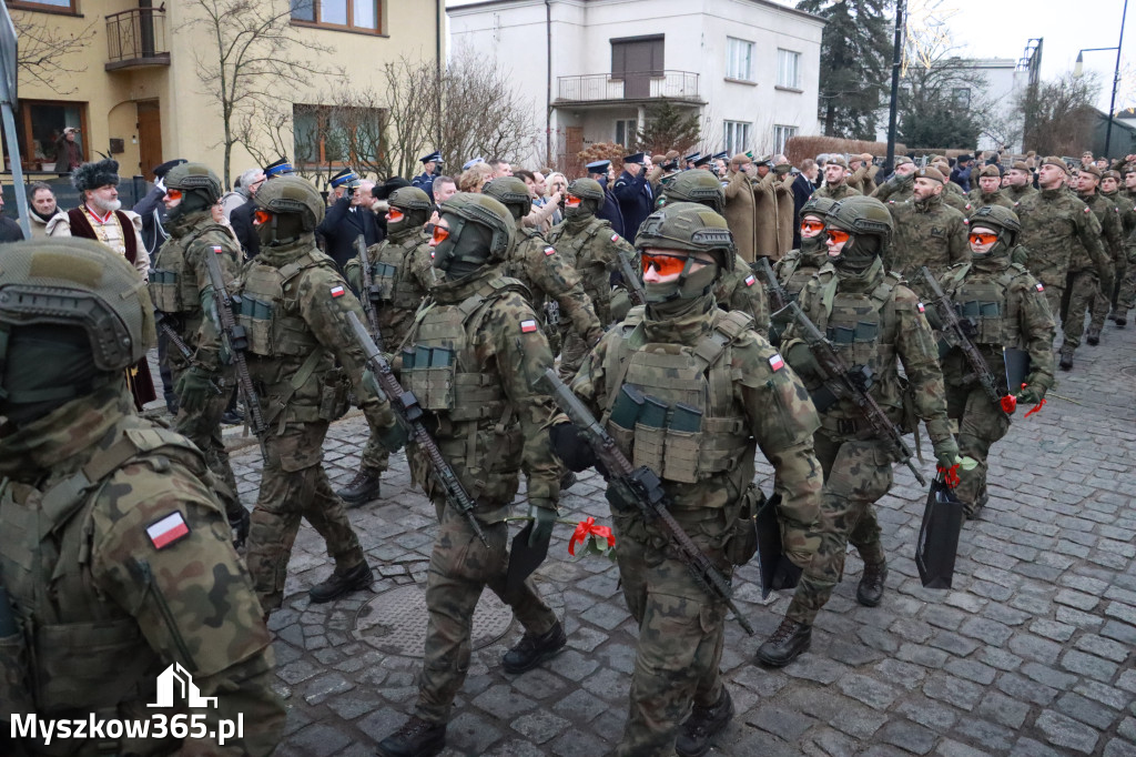 Fotorelacja: Defilada 13. Śląskiej Brygady Obrony Terytorialnej w Myszkowie