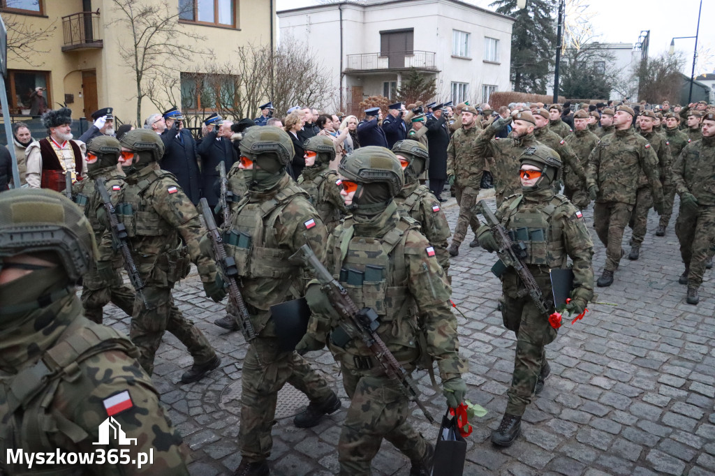 Fotorelacja: Defilada 13. Śląskiej Brygady Obrony Terytorialnej w Myszkowie